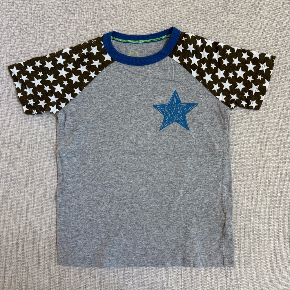 Mini Boden screen print star tee 5-6y